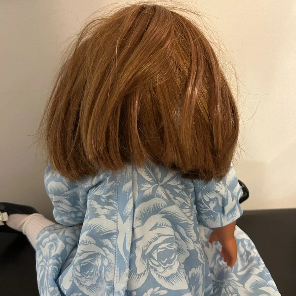 PLEASANT COMPANY American Girl 18" Doll with Homemade Dress - Picture 7 of 11